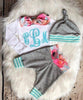 Personalized Newborn Girl Coming Home Outfit