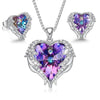 Wings Heart Shaped Necklace