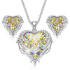 Wings Heart Shaped Necklace