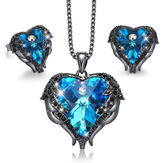 Wings Heart Shaped Necklace