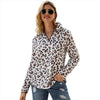 Leopard Zipper Women T-shirt